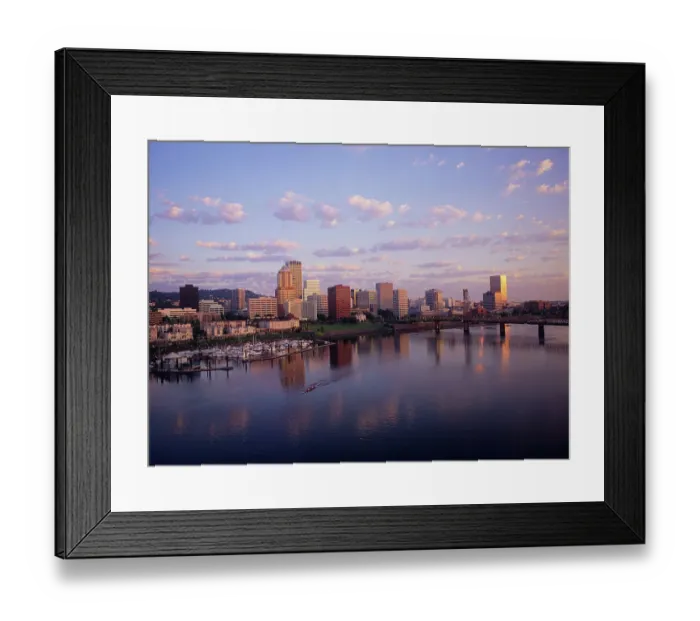 Framed Print : USA, Oregon, Portland, Early morning light on downtown buildings Framed Print : USA, Oregon, Portland, Early morning light on downtown buildings