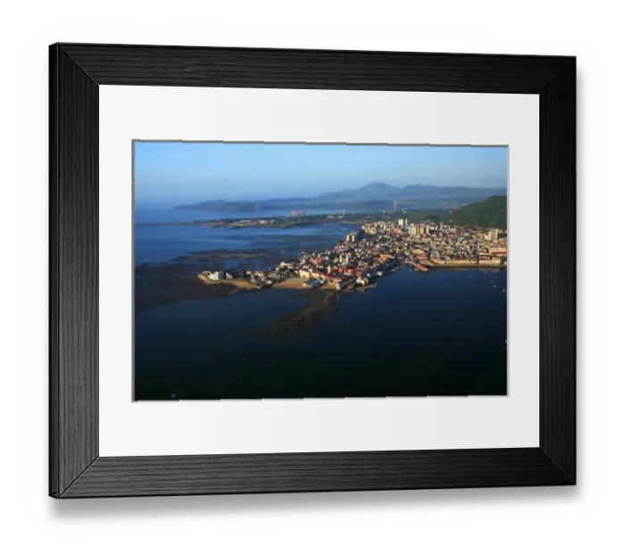 Framed Print : aerial view of Casco Viejo, the old colonial part of Panama City, Panama Framed Print : aerial view of Casco Viejo, the old colonial part of Panama City, Panama