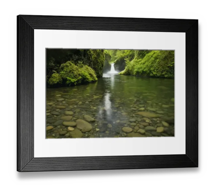 Framed Print : USA, Oregon, Punchbowl Falls, Eagle Creek, Mt. Hood National Forest Framed Print : USA, Oregon, Punchbowl Falls, Eagle Creek, Mt. Hood National Forest