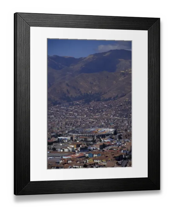 Framed Print : South America, Peru, Cusco aka Cuzco, red tile roofs dominate the views of Cusco Framed Print : South America, Peru, Cusco aka Cuzco, red tile roofs dominate the views of Cusco