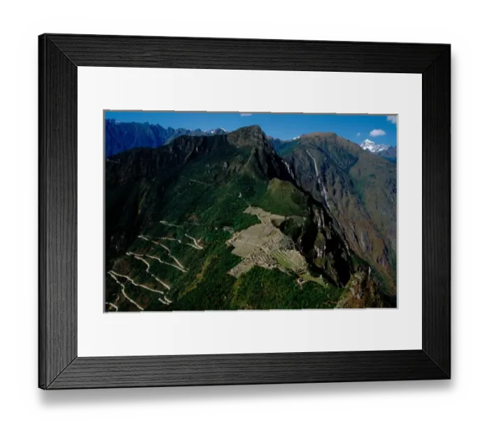 Framed Print : South America, Peru, Machu Picchu, Huayna Picchu (Young Peak) - Views of Machu Picchu Framed Print : South America, Peru, Machu Picchu, Huayna Picchu (Young Peak) - Views of Machu Picchu
