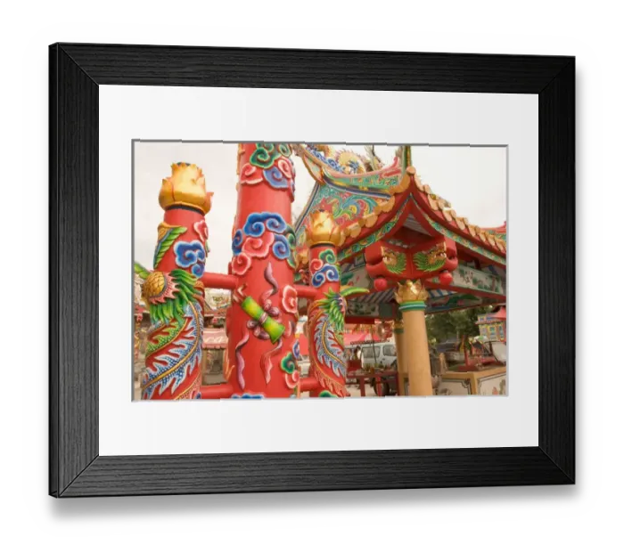 Framed Print : Thailand, Dragon incense at the Buddhist Chinese Shrine Framed Print : Thailand, Dragon incense at the Buddhist Chinese Shrine