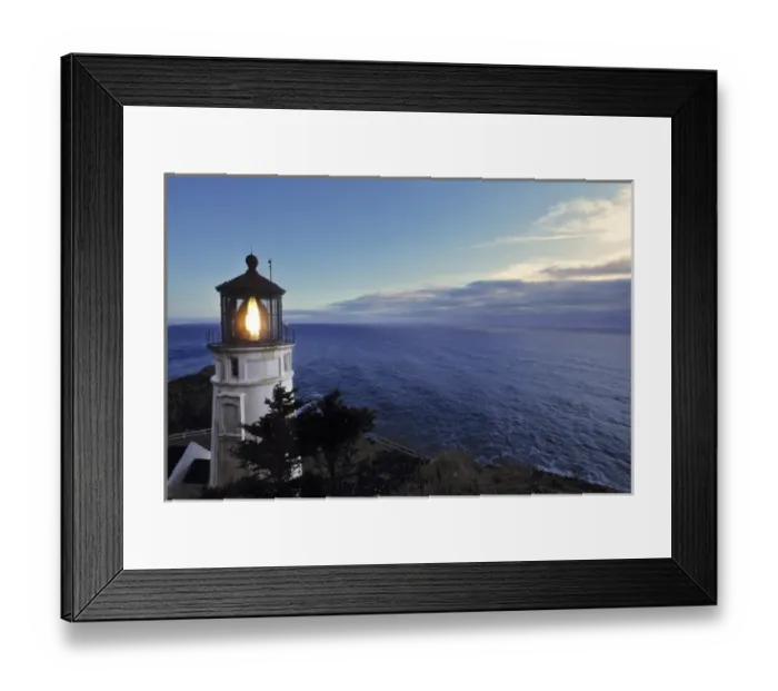 Framed Print : USA, Oregon, Heceta Head. The lighthouse at Heceta Head warns ships of the rocky Framed Print : USA, Oregon, Heceta Head. The lighthouse at Heceta Head warns ships of the rocky