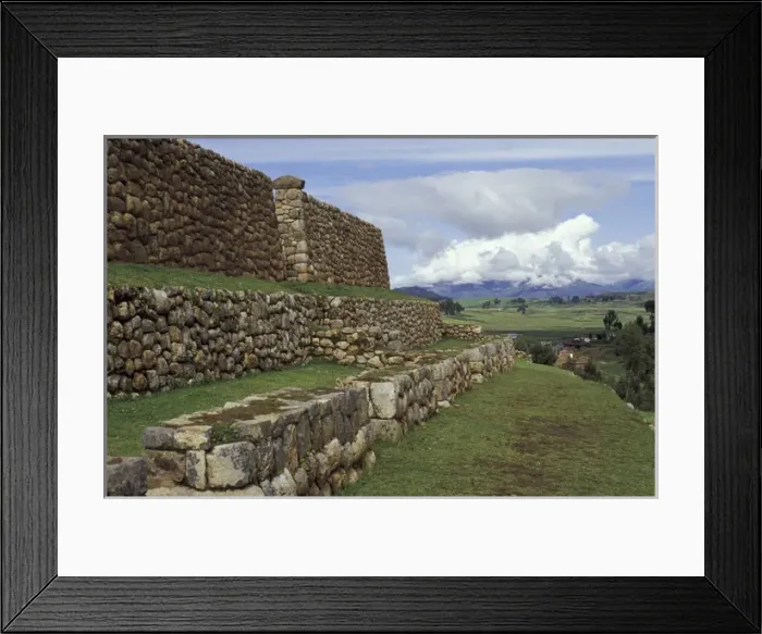 Framed Print : SA, Peru, Urubamba Valley, Chinchero Inca ruins in the village of Chinchero Framed Print : SA, Peru, Urubamba Valley, Chinchero Inca ruins in the village of Chinchero