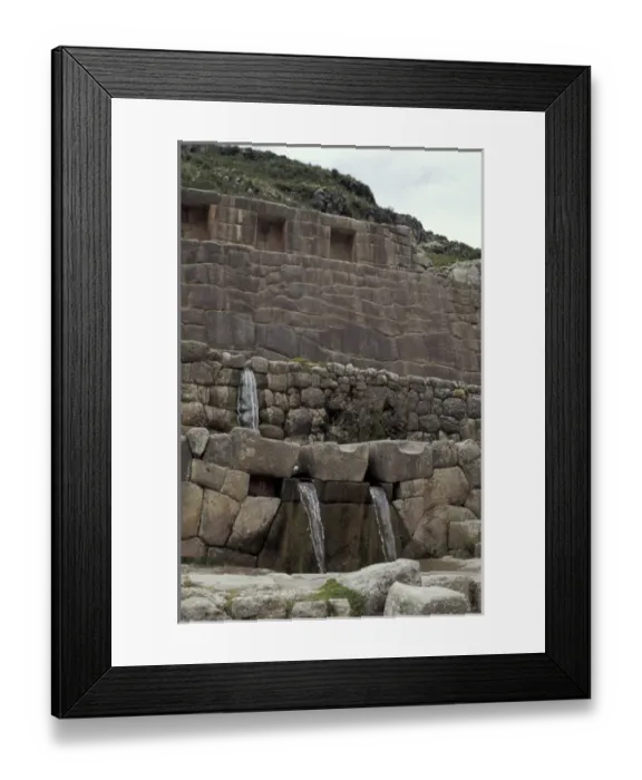 Framed Print : SA, Peru, near Cuzco Fountains at the Inca ruins at Tambo Machay Framed Print : SA, Peru, near Cuzco Fountains at the Inca ruins at Tambo Machay