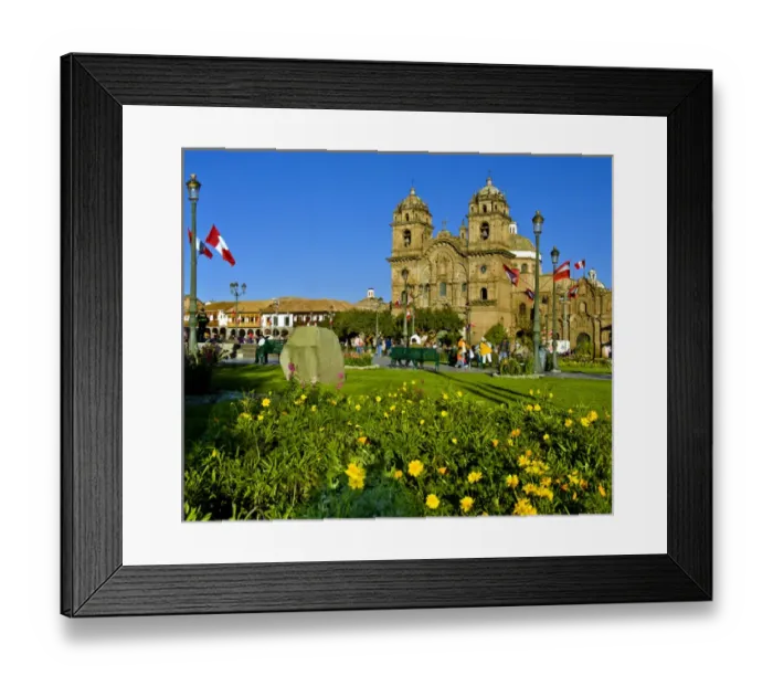 Framed Print : Plaza de Armas, the center of Cuzco, Peru Framed Print : Plaza de Armas, the center of Cuzco, Peru