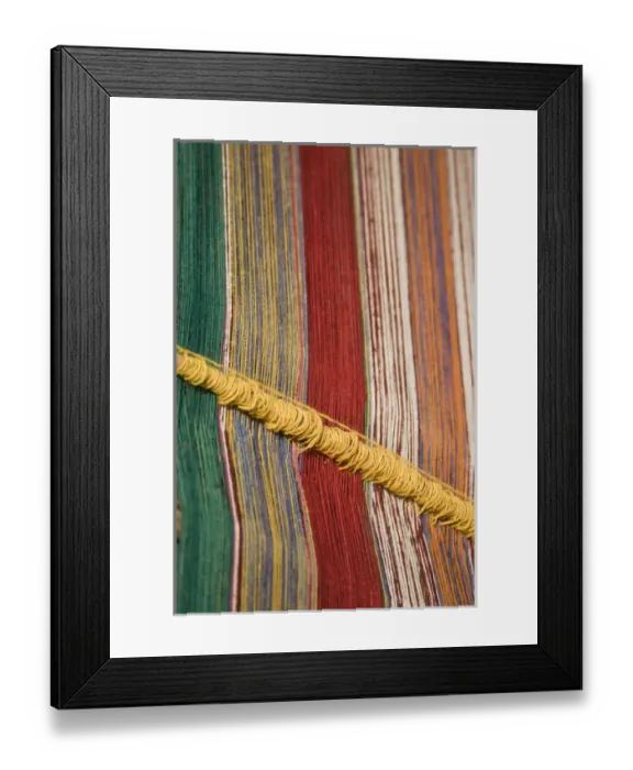 Framed Print : Traditional loom for with unfinished weaving, Cuzco, Peru, South America Framed Print : Traditional loom for with unfinished weaving, Cuzco, Peru, South America