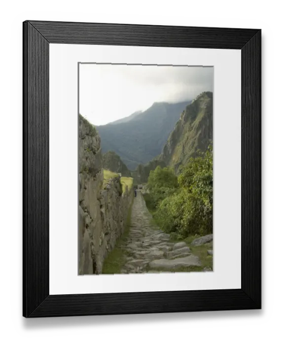 Framed Print : Machu Picchu, ruins of Inca city, Peru, South America
