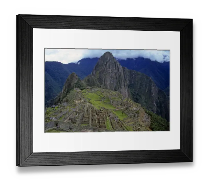 Framed Print : South America, Peru, Machu Picchu