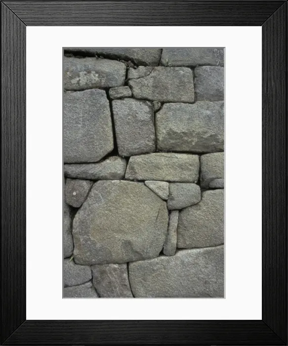 Framed Print : SA, Peru, Machu Picchu Section of wall, illustrating Inca architecture Framed Print : SA, Peru, Machu Picchu Section of wall, illustrating Inca architecture