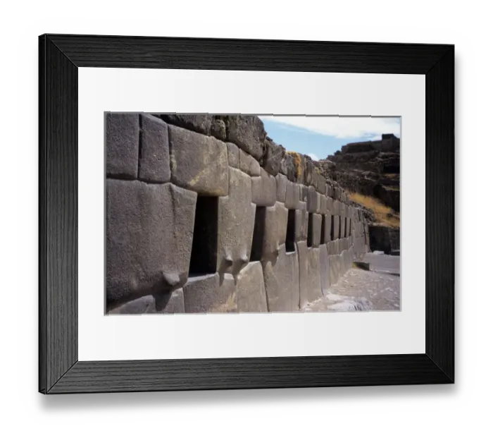 Framed Print : Ollantaytambo, Peru. The Terrace of Ten Niches Framed Print : Ollantaytambo, Peru. The Terrace of Ten Niches