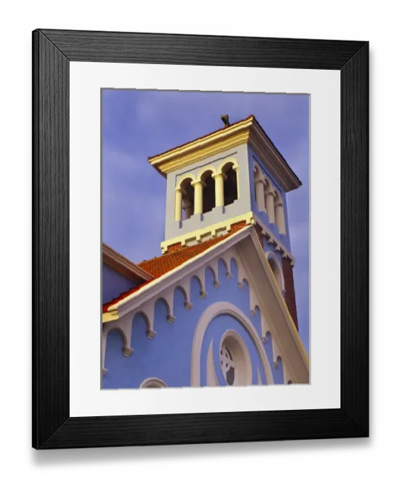 Framed Print : South America, Uruguay, Punta del Este, Quaint chapel in resort town Framed Print : South America, Uruguay, Punta del Este, Quaint chapel in resort town
