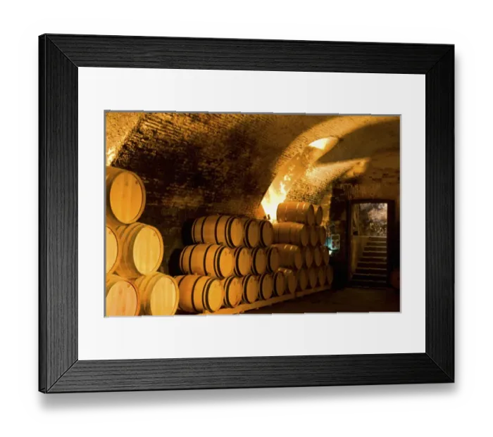 Framed Print : 19th Century Wine Cellar, Juanico Winery, Uruguays largest and most award-winning