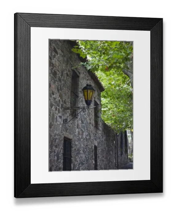 Framed Print : URUGUAY, Colonia Department, Colonia del Sacramento. Stone wall detail Framed Print : URUGUAY, Colonia Department, Colonia del Sacramento. Stone wall detail
