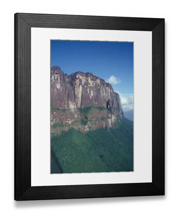 Framed Print : SA, Venezuela, Angel Falls area, rainforest