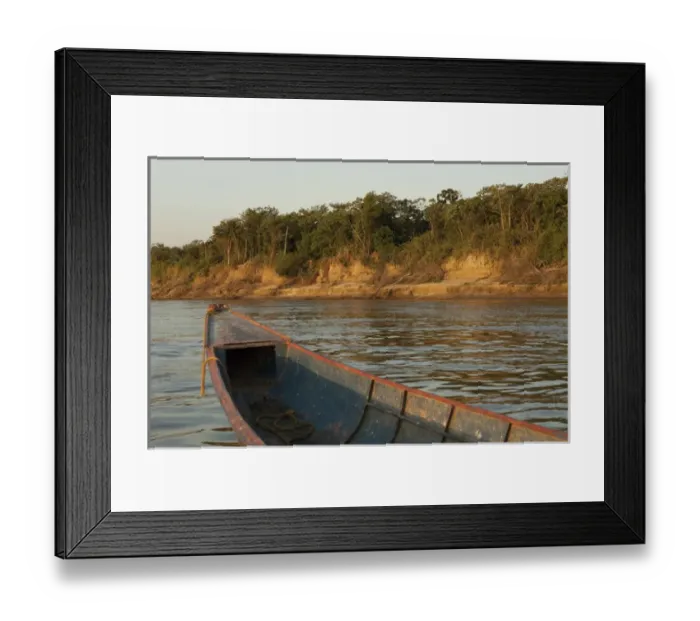 Framed Print : Orinoco River & local canoe, 110km north of Puerto Ayacucho. Apure Province, VENEZUELA / COLOMBIA Framed Print : Orinoco River & local canoe, 110km north of Puerto Ayacucho. Apure Province, VENEZUELA / COLOMBIA