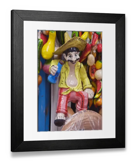 Framed Print : Mexico, Guanajuato, San Miguel de Allende, Souvenir Pottery Framed Print : Mexico, Guanajuato, San Miguel de Allende, Souvenir Pottery