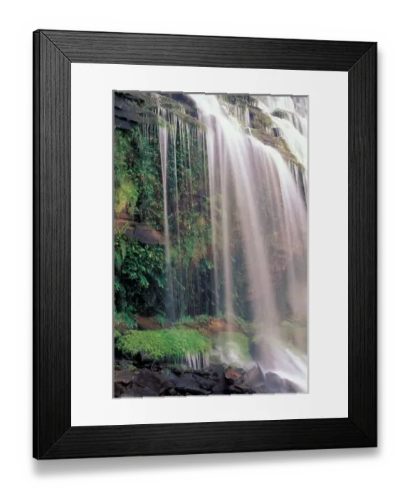 Framed Print : SA, Venezuela, Canaima National Park, Hacha Falls