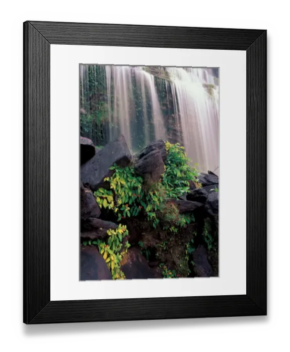 Framed Print : SA, Venezuela, Canaima National Park, Hacha Falls Framed Print : SA, Venezuela, Canaima National Park, Hacha Falls