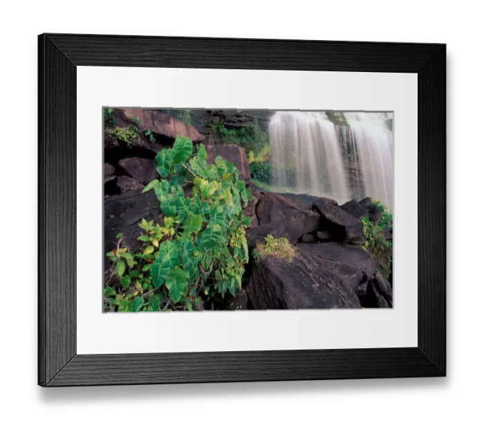 Framed Print : SA, Venezuela, Canaima National Park, Hacha Falls Framed Print : SA, Venezuela, Canaima National Park, Hacha Falls