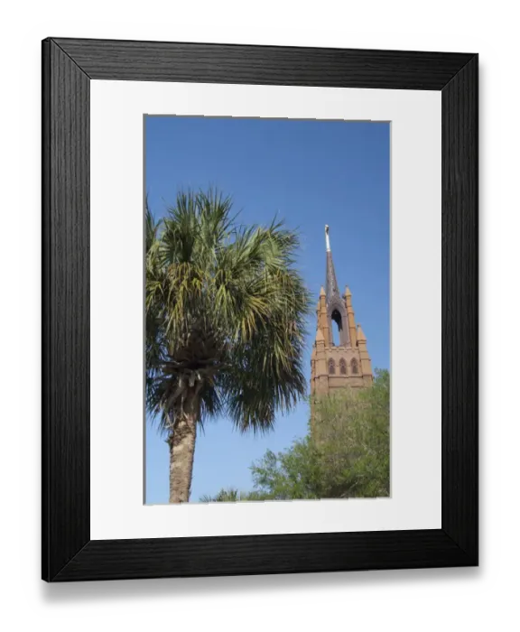 Framed Print : South Carolina, Charleston. St. John The Baptist Cathedral, c. 1907, built of Connecticut Framed Print : South Carolina, Charleston. St. John The Baptist Cathedral, c. 1907, built of Connecticut