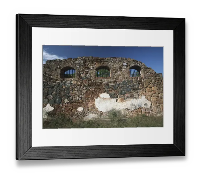 Framed Print : Ruins of Barred Prison Cells; Ile Royale, Prison Complex; Devils Islands Framed Print : Ruins of Barred Prison Cells; Ile Royale, Prison Complex; Devils Islands