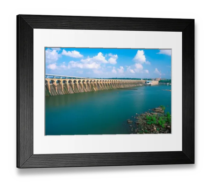 Framed Print : Wilson Dam near Mussel Shoals, Alabama operated by the Tennessee Valley Authority Framed Print : Wilson Dam near Mussel Shoals, Alabama operated by the Tennessee Valley Authority