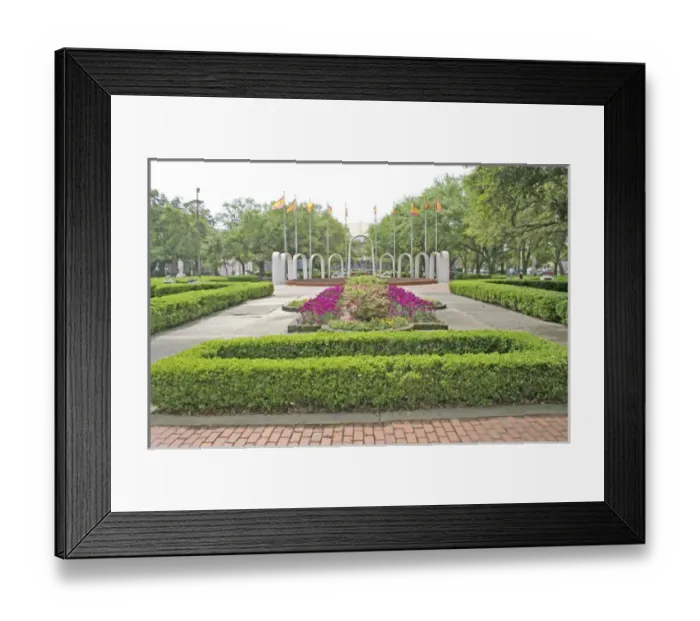 Framed Print : Spanish Plaza Mobile Alabama Framed Print : Spanish Plaza Mobile Alabama