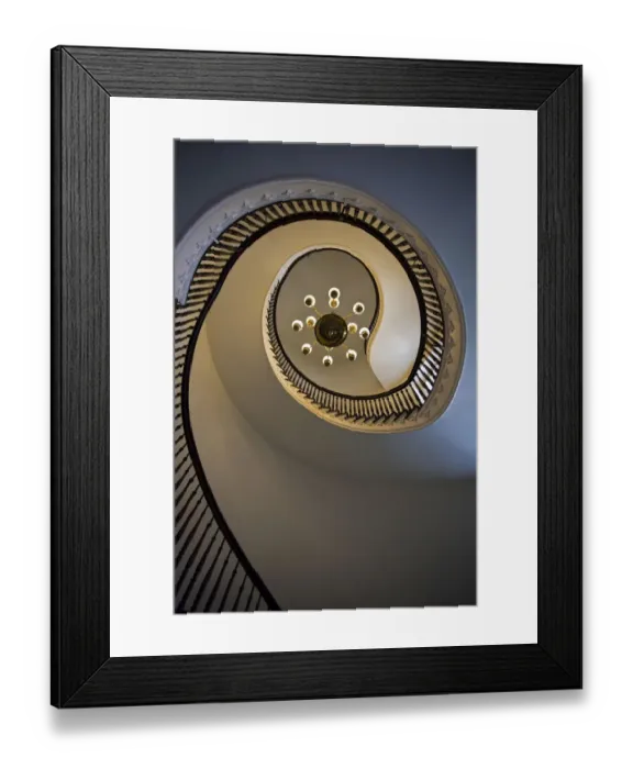 Framed Print : USA, Alabama, Montgomery. Alabama State Capitol, b. 1851, interior staircase