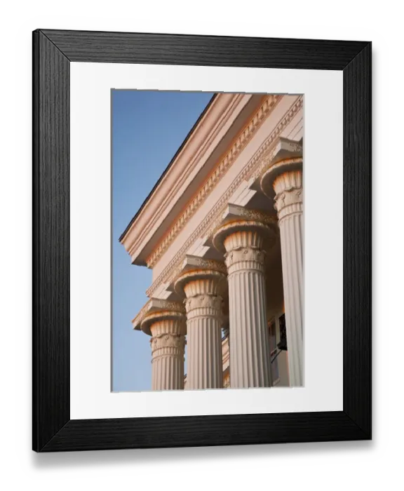 Framed Print : USA, Alabama, Montgomery. Alabama State Capitol, b. 1851, columns, sunset Framed Print : USA, Alabama, Montgomery. Alabama State Capitol, b. 1851, columns, sunset