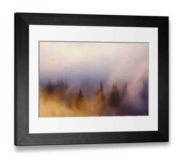 Framed Print : Winter sunset and mist, Homer, Alaska Framed Print : Winter sunset and mist, Homer, Alaska