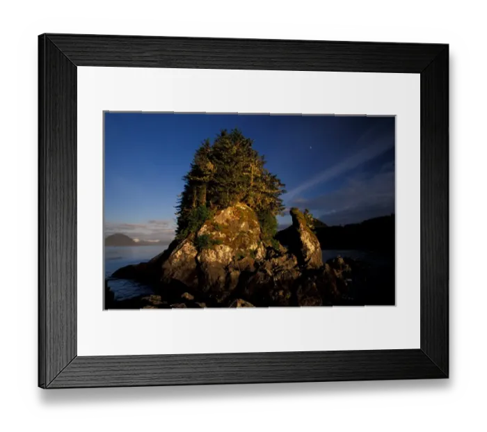 Framed Print : NA, USA, Alaska, Glacier Bay NP, Taylor Bay Seastack Framed Print : NA, USA, Alaska, Glacier Bay NP, Taylor Bay Seastack