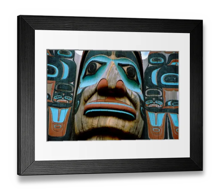 Framed Print : North America, United States, Alaska, Ketchikan. Chief Johnson Totem Pole located Framed Print : North America, United States, Alaska, Ketchikan. Chief Johnson Totem Pole located
