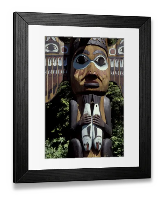 Framed Print : North America, USA, Alaska, Ketchikan, Bight Park. totem Framed Print : North America, USA, Alaska, Ketchikan, Bight Park. totem