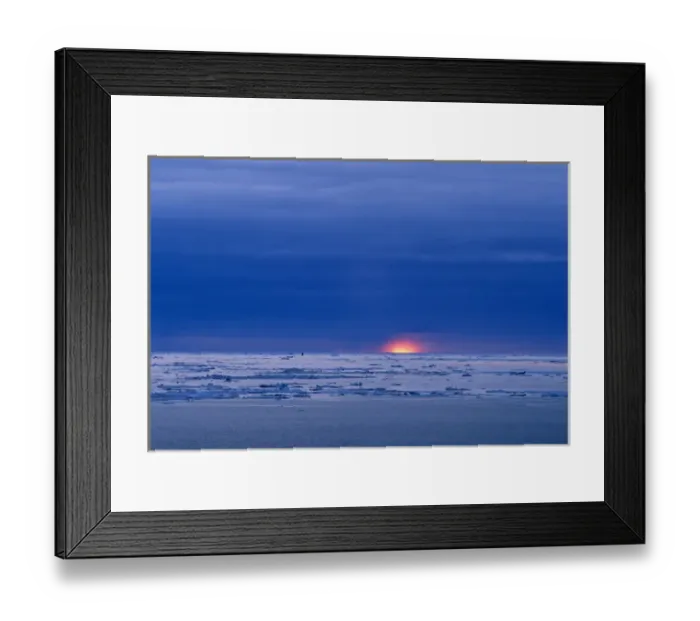 Framed Print : USA, Alaska, Beaufort Sunset Framed Print : USA, Alaska, Beaufort Sunset