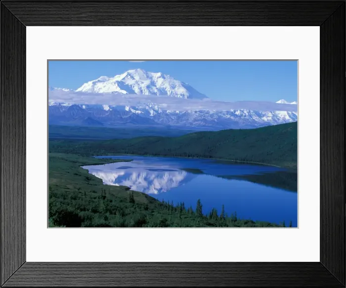 Framed Print : NA, USA, Alaska, Denali NP, Mt. McKinley (Denali, 20, 320 feet), the tallest peak in North Ameria Framed Print : NA, USA, Alaska, Denali NP, Mt. McKinley (Denali, 20, 320 feet), the tallest peak in North Ameria