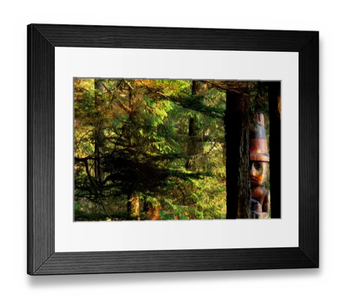 Framed Print : NA, USA, Alaska, Sitka, Sitka Totem Park, A totem stands on the edge of the forest Framed Print : NA, USA, Alaska, Sitka, Sitka Totem Park, A totem stands on the edge of the forest