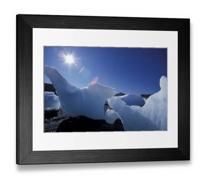 Framed Print : NA, USA, Alaska, Prince William Sound, Chugach Mountains Massive icebergs
