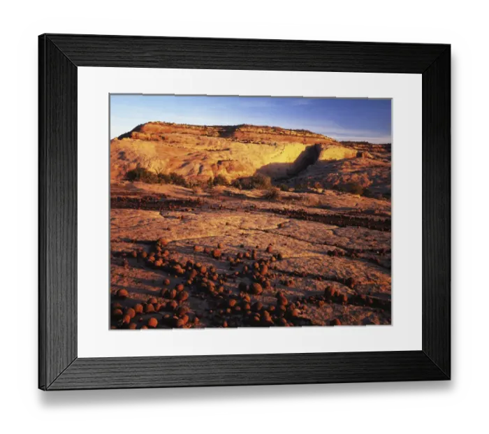 Framed Print : USA, Utah, Grand Staircase-Escalante National Monument, Iron Concretions Framed Print : USA, Utah, Grand Staircase-Escalante National Monument, Iron Concretions