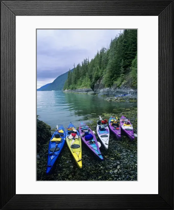 Framed Print : Kayaking in Endicott Arm Fiord, Southeast Alaska Framed Print : Kayaking in Endicott Arm Fiord, Southeast Alaska