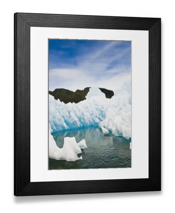 Framed Print : Alaska. Iceberg in LeConte Bay, Southeast Alaska