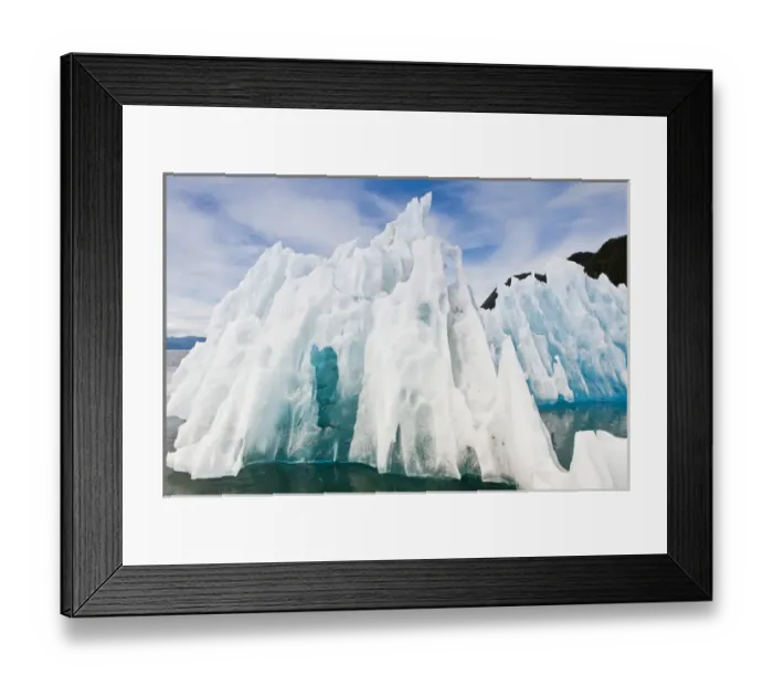 Framed Print : Alaska. Iceberg in LeConte Bay, Southeast Alaska Framed Print : Alaska. Iceberg in LeConte Bay, Southeast Alaska