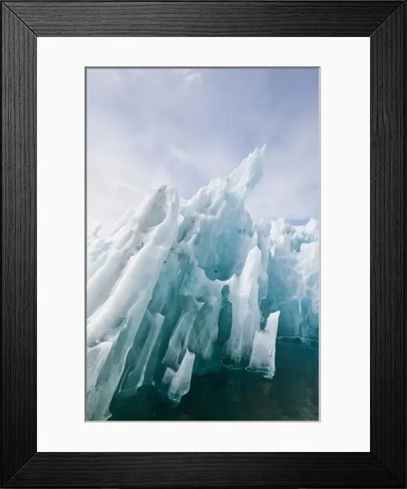 Framed Print : Alaska. Iceberg in LeConte Bay, Southeast Alaska