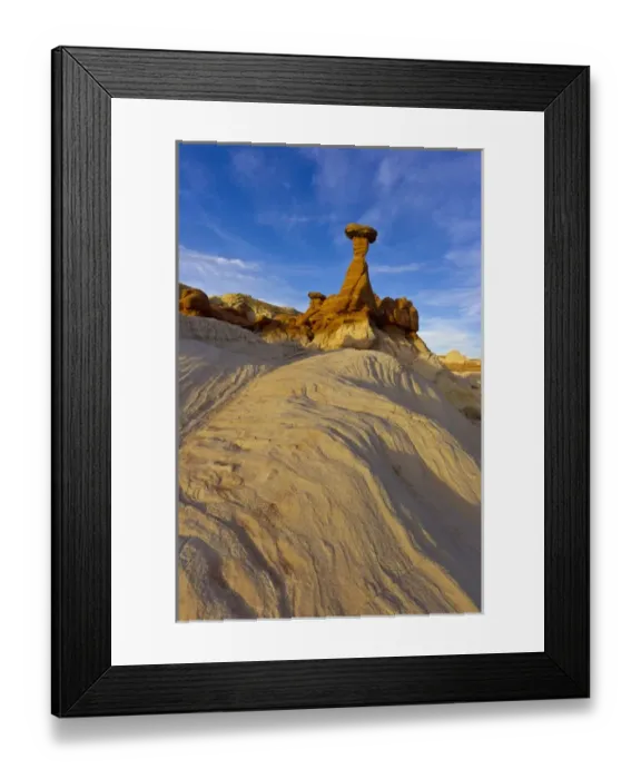 Framed Print : Hoodoos along the Toadstool Trail in the Grand Staircase Escalante National Monument Framed Print : Hoodoos along the Toadstool Trail in the Grand Staircase Escalante National Monument