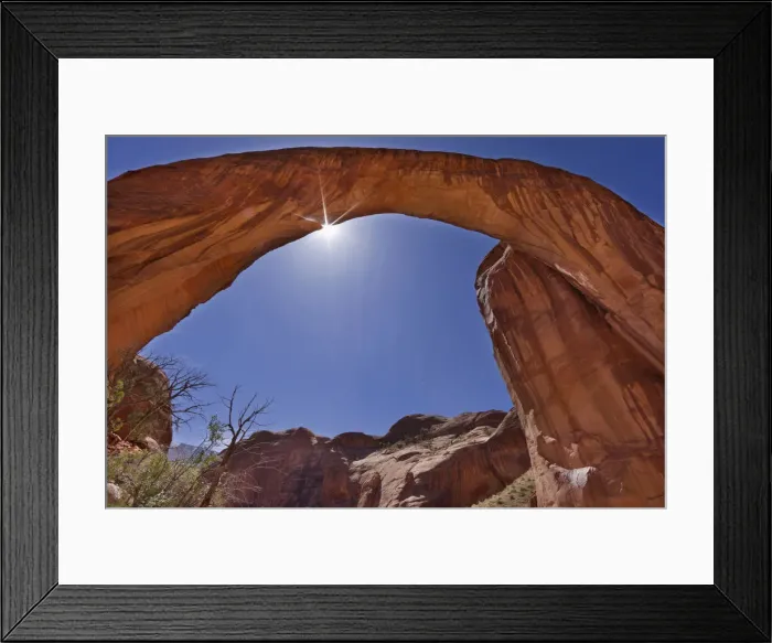 Framed Print : Rainbow Bridge National Monument in Utah, USA Framed Print : Rainbow Bridge National Monument in Utah, USA