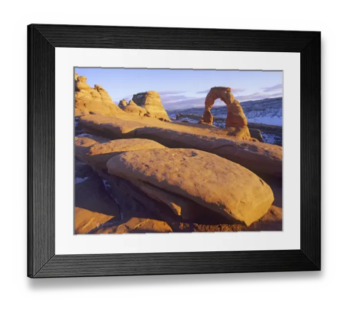 Framed Print : Delicate Arch, Arches National Park, Utah