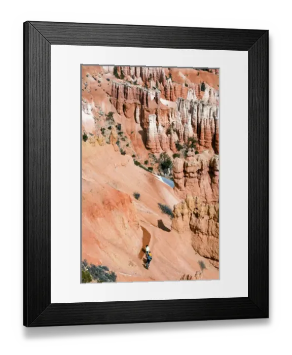 Framed Print : Family hiking Bryce Amphitheater, Bryce Canyon National Park, Utah, USA Framed Print : Family hiking Bryce Amphitheater, Bryce Canyon National Park, Utah, USA