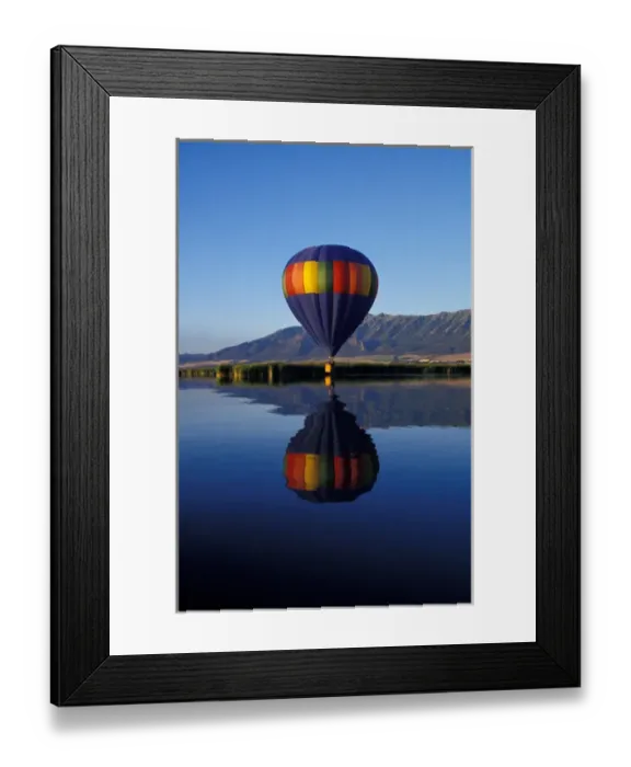 Framed Print : North America, USA, Utah, Cache Valley, Logan River Marshes at sunrise. hot air balloon Framed Print : North America, USA, Utah, Cache Valley, Logan River Marshes at sunrise. hot air balloon