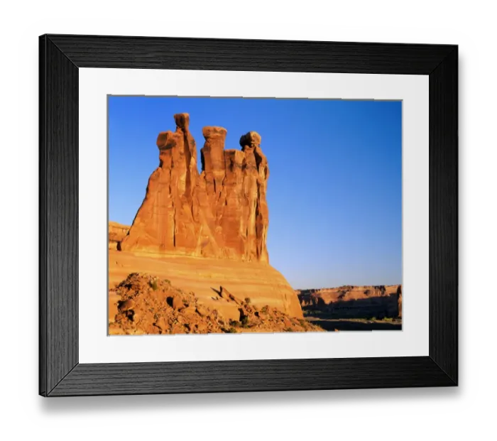 Framed Print : Arches National Park, Utah. USA. Rock formation named The Three Gossips Framed Print : Arches National Park, Utah. USA. Rock formation named The Three Gossips