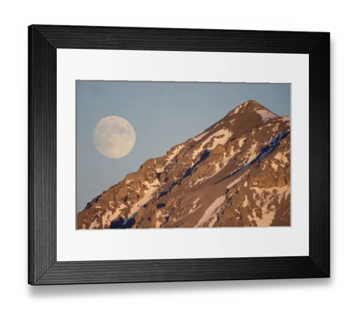 Framed Print : full moon over Gates of the Arctic National Park, North Slope of the Brooks Range, Alaska Framed Print : full moon over Gates of the Arctic National Park, North Slope of the Brooks Range, Alaska